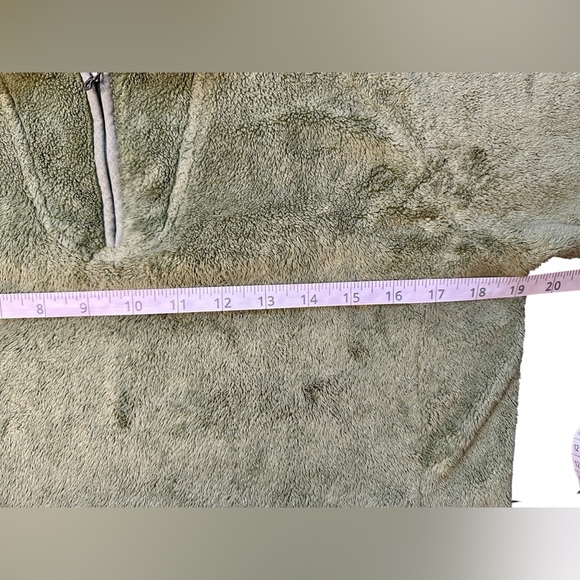 The North Face Women’s Green Half Zip Fleece Pullover Size M - Picture 5 of 7